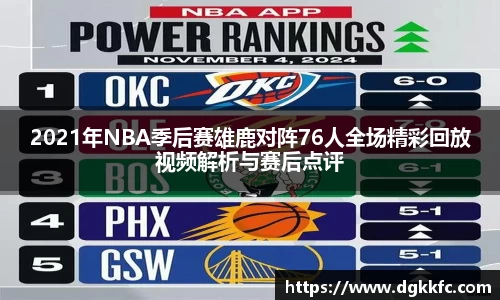2021年NBA季后赛雄鹿对阵76人全场精彩回放视频解析与赛后点评